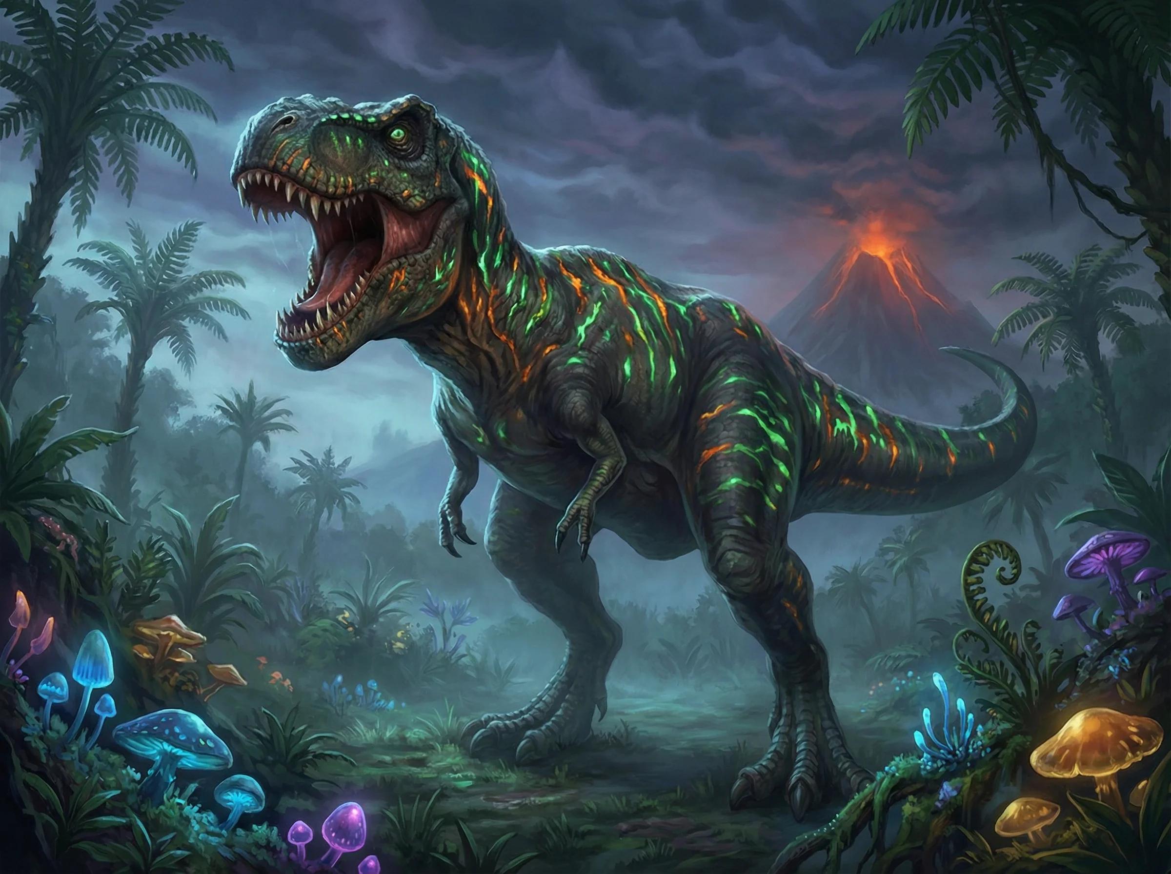 霸王龙图鉴，代表力量型 91棋牌 棋牌策略的远古巨兽